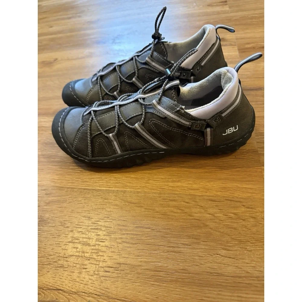 JBU by Jambu Synergy B2SNG19 Walking Shoes Women's Size 10 Gray Pink Slip On